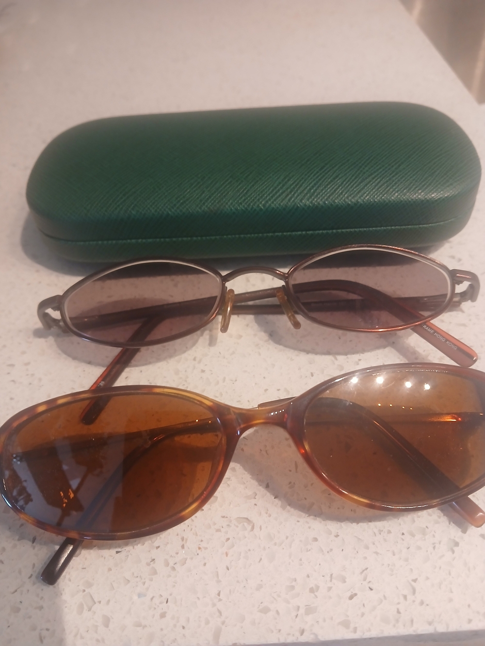 Scott Harris and Anne Klein Prescription Oval Sunglasses Set